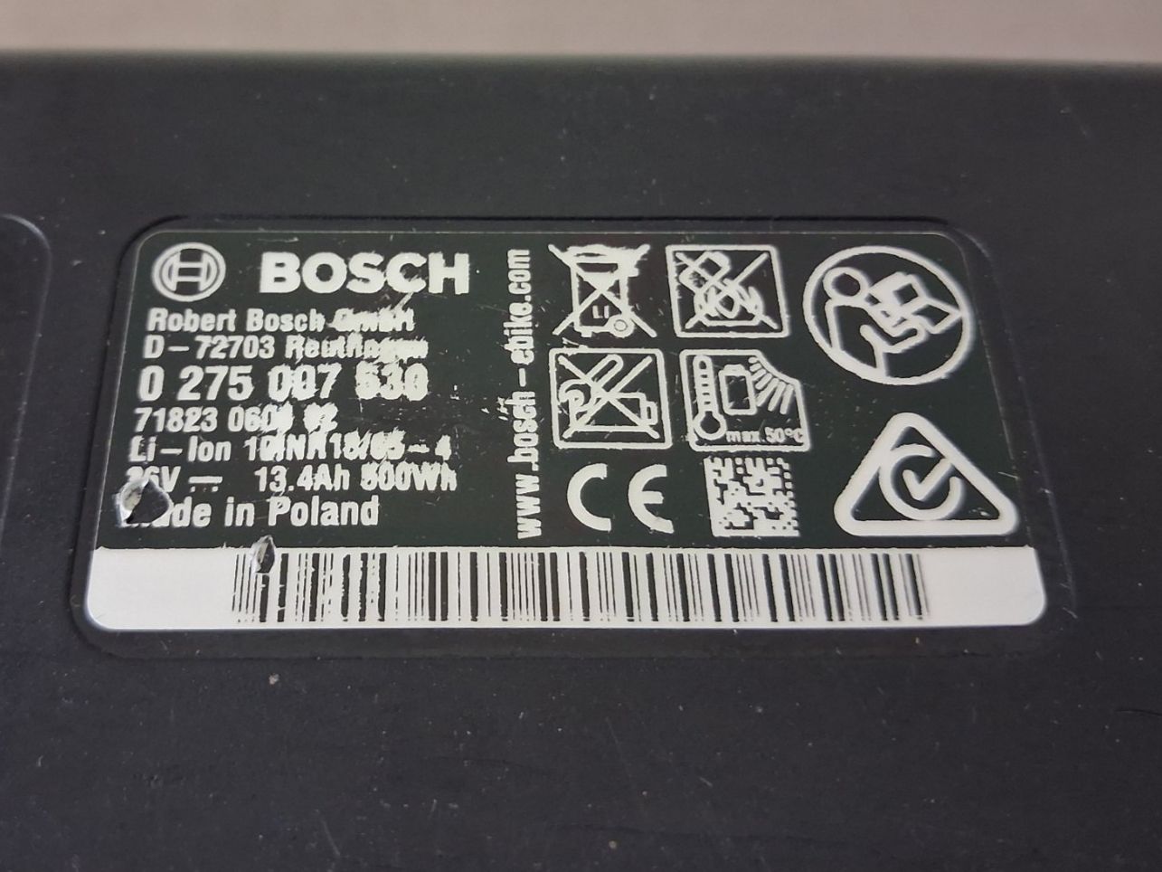 Bosch Akkus: Powerpack 500 Akku - 500Wh 100% mit Bosch Messbericht – Gebraucht aus Winterthur von .-thx-. 9