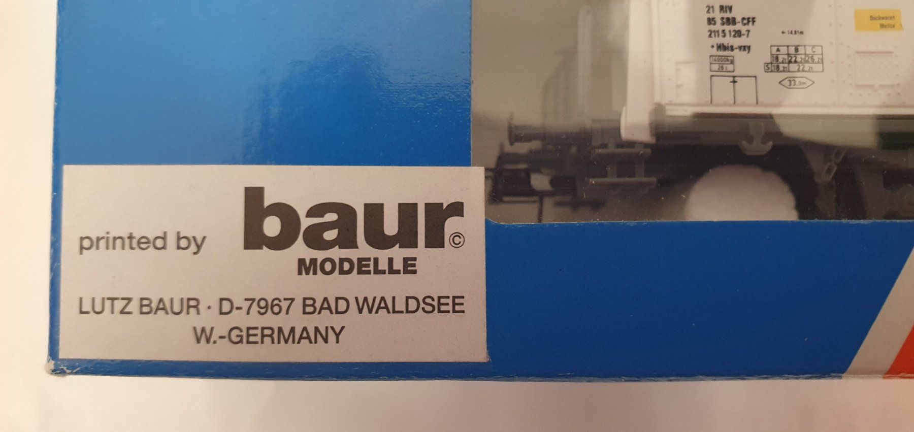 Roco Modelleisenbahnen: Roco / baur 291022 SBB Hbis Migros Biscuits/Glaces – Neu und originalverpackt aus Würenlos von jub_nd5j 3