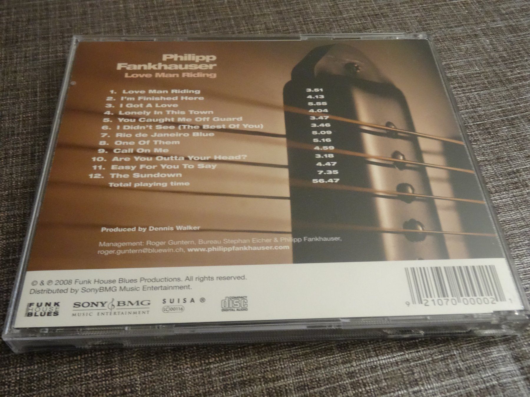 CD: Philipp Fankhauser - Love Man Riding CD – Usato da Olten venduto da Disc-Ausverkauf 1
