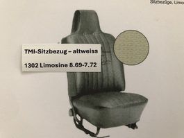 VW Käfer Zubehör -------  TMI-Vorder-Sitzbezug 1302 Cabrio