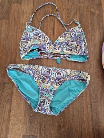 Bikini Oberteil & Hose Gr. M (38/40) paisley Muster Sommer