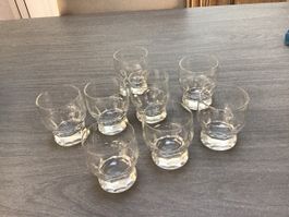 Verres à liqueur cristal