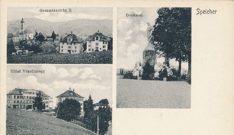 Cartoline postali: Speicher - Hotel Vögelinsegg + c1905 – Usato da Emmenbrücke venduto da teestube