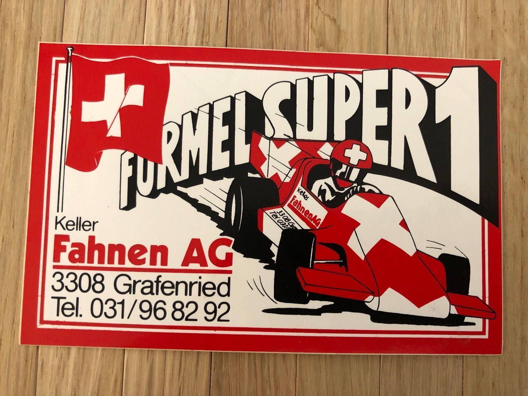 Sticker: Formel Super 1 Abziehbild / Sticker – Usato da Winterthur venduto da cheerio97
