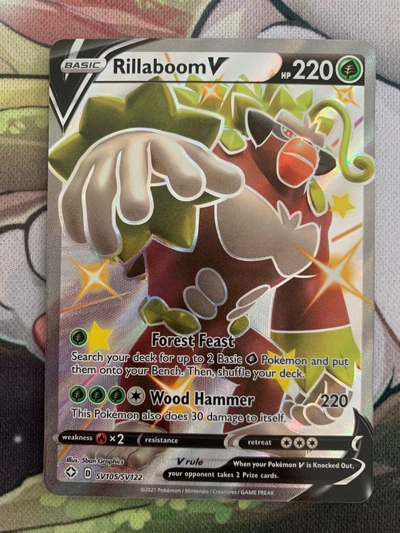 Rillaboom v sv105/sv122 carte Pokémon (Neu (gemäss Beschreibung)) in La ...