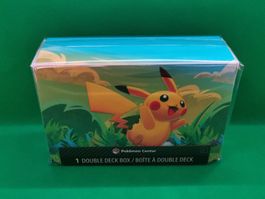 Pokemon Center Pikachu Adventure Double Deck Box *NEU* +OVP
