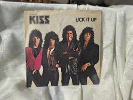 Kiss - Lick it Up - 45-rpm-Schallplatte