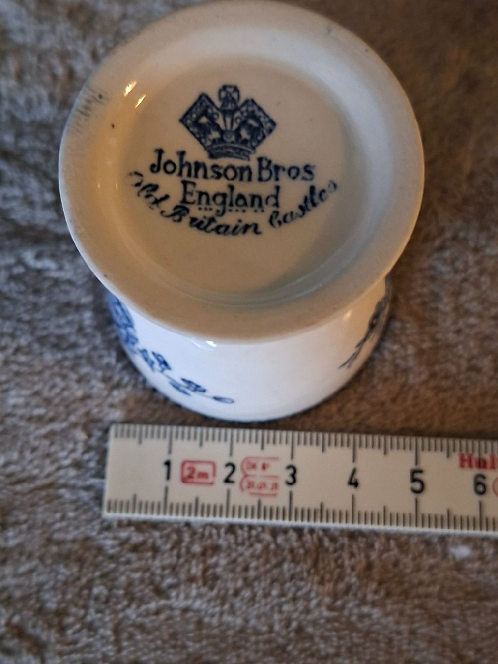 Royal Worcester Altre Stoviglie: 1 Eierbecher Johnson Bros England, Old Britain Castles, blau – Nuovo (secondo la descrizione) da Otelfingen venduto da silver-moon 4
