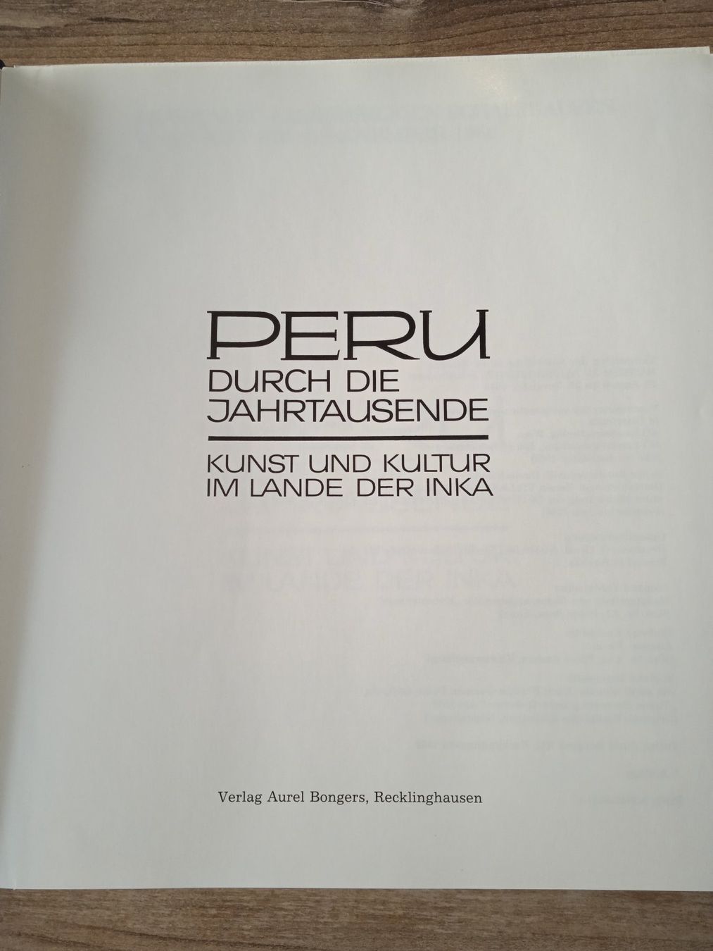 Libri: Peru durch die Jahrtausende 1984 – Usato da Rothrist venduto da MaSa82 3