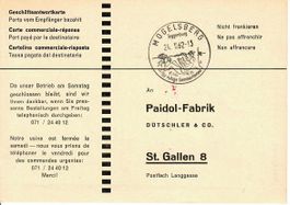 PK, Paidol Fabrik St.Gallen