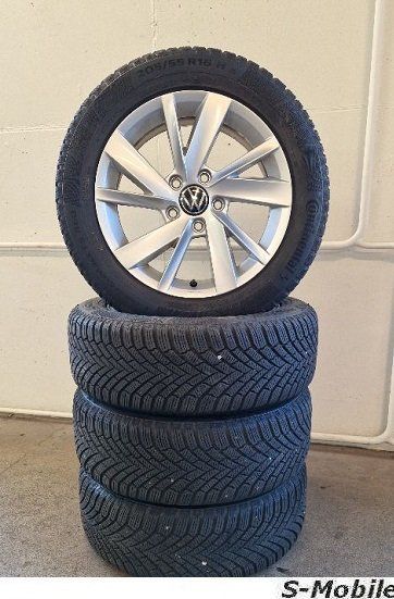 Volkswagen Pneumatici & Ruote complete: VW Golf 8 "Gavia" Original Winterräder 16" – Usato da Schenkon venduto da S-Mobile
