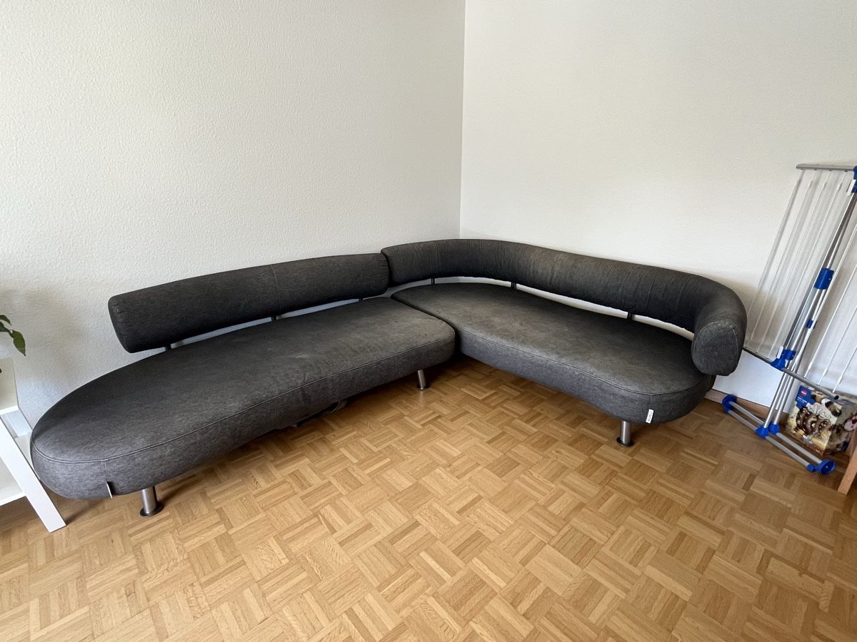 Divani: Zweiteiliges Sofa grau, Fantasy Islands – Usato da Thun venduto da bvle_68 2