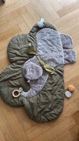Baby Spieldecke Elefant khaki