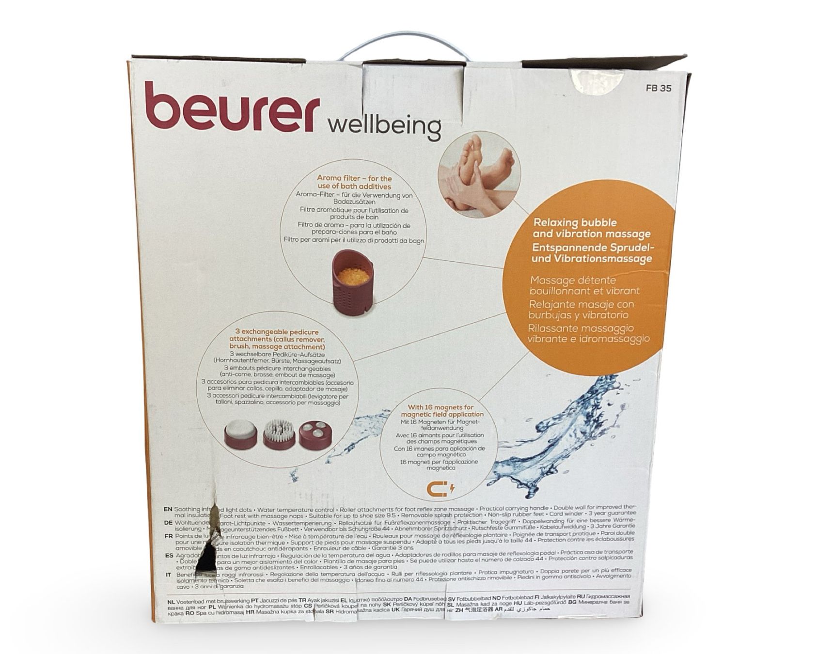 Beurer Dispositivi per massaggi: BEURER Fusssprudelbad – Nuovo (secondo la descrizione) da Zürich venduto da Restwert_Zuerich 4