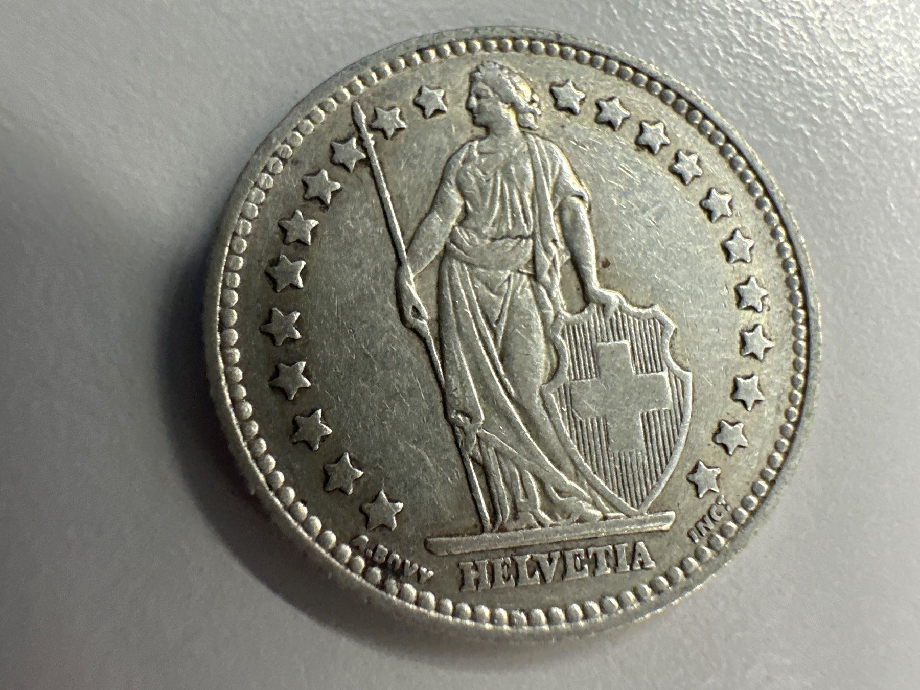 Toutes les monnaies: 1 Fr. Silber Schweiz 1955 ss – D'occasion à Herisau par herau 1