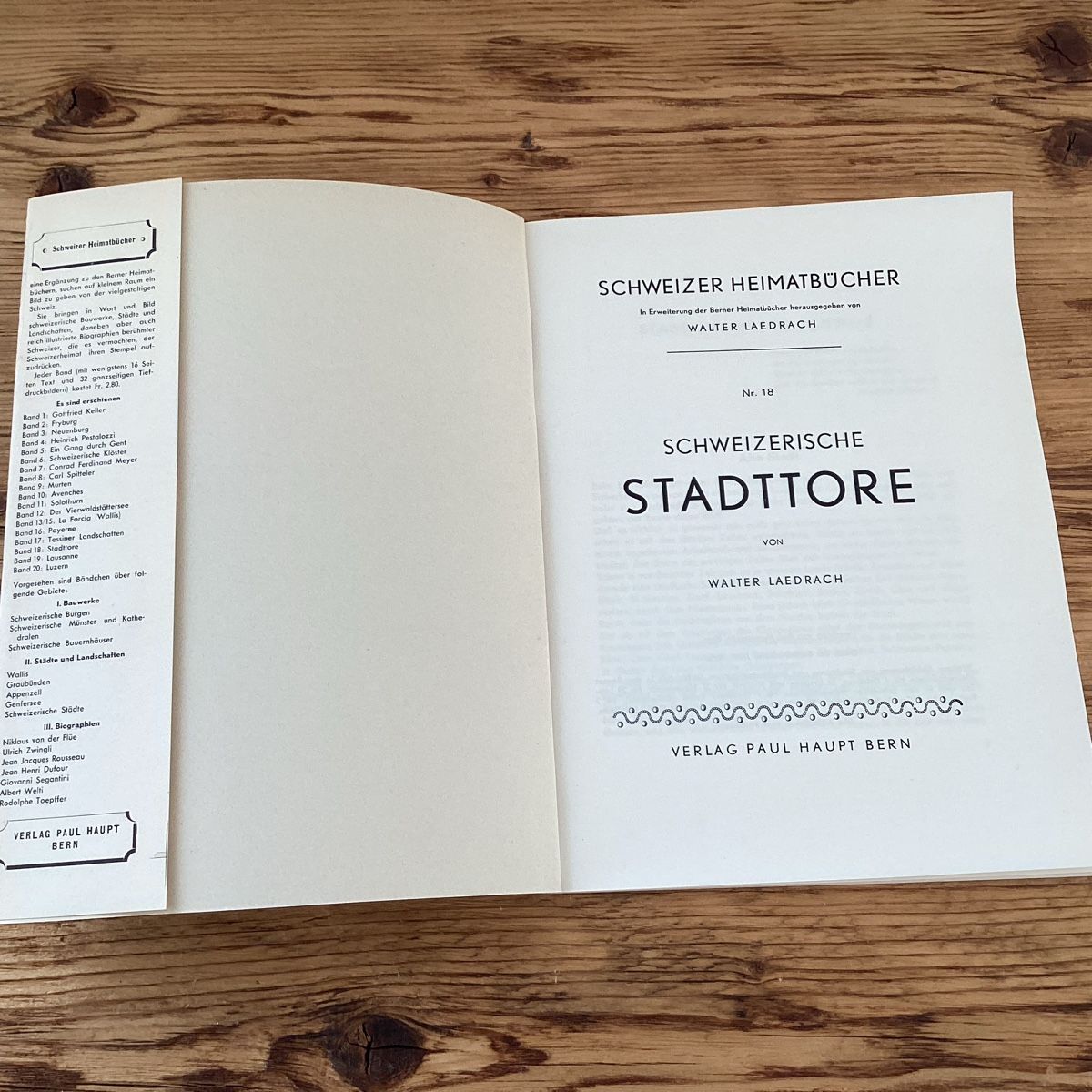 Libri: Schweizer Heimatbücher, Schweizerische Stadttore – Usato da Wassen UR venduto da SABDOM 1