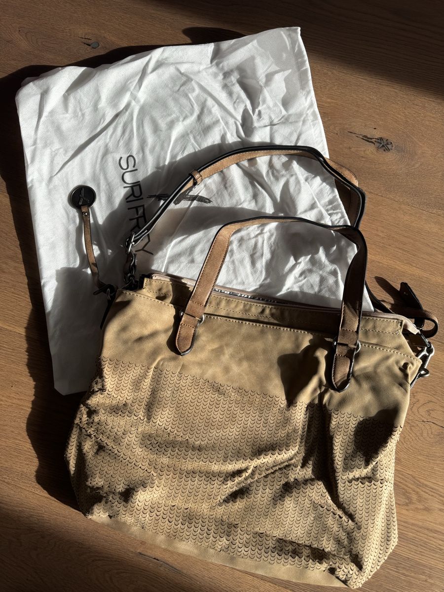 Suri Frey Borse da donna: Schöne Suri Frey Handtasche in Braun – Usato da Kehrsatz venduto da Adrenalina1