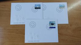 F1107 - 3 FDC Timbres courants 30.12.2003