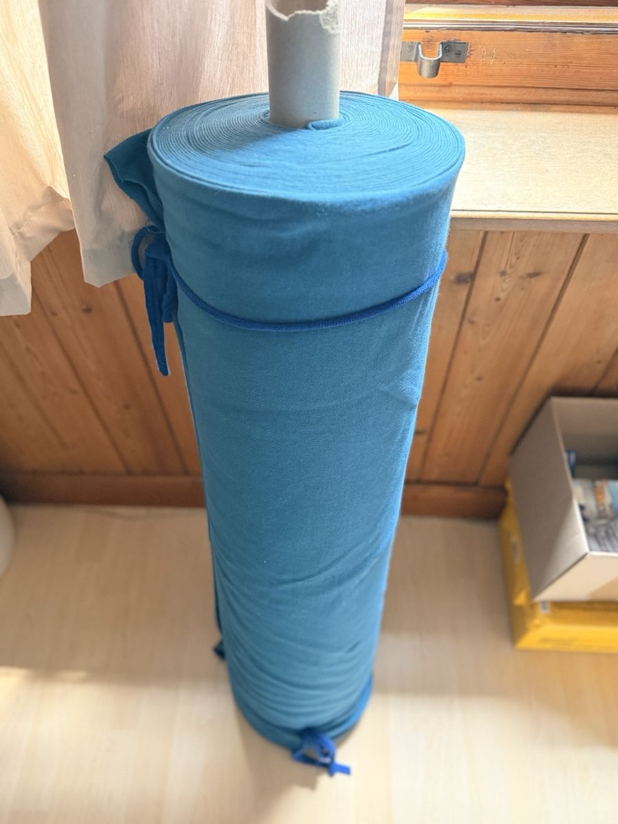 Tissus: Sweat-Stoff-Rolle Petrol/Blau – Neuf (Voir description) à Elsau par mintgreen1