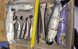 10 Wobbler im Set 4 (Gummig)