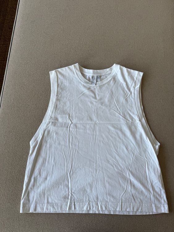 Other Stories Top: &other Stories weisses Tanktop breit Gr. M – Usato da Klingnau venduto da Vdado