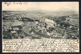 Schaffhausen, Gesamtansicht mit Fernblic