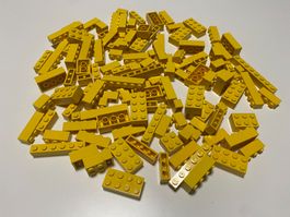 LEGO - 120 - DIVERSE - GELBE - BAUSTEINE