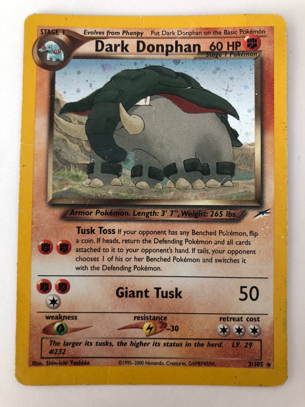 Pokémon Carte collezionabili: Dark Donphan - Neo Destiny - Pokemon – Usato da Nussbaumen AG venduto da Bika-Shop
