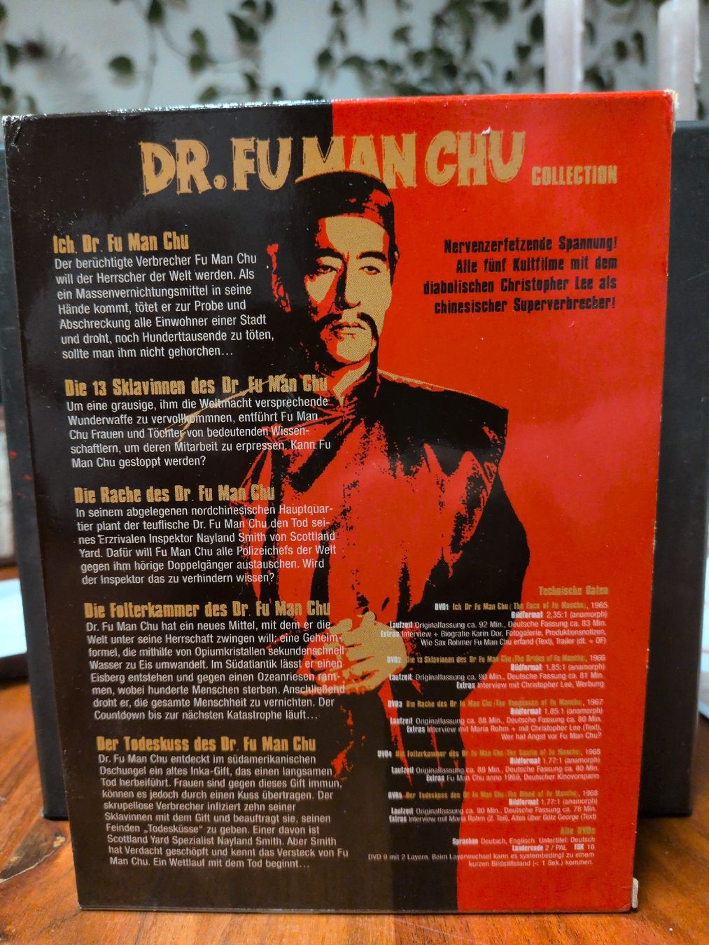 Dr. Fu Man Chu Collection, 5 DVDs, Christopher Lee (Gebraucht) in Thun ...