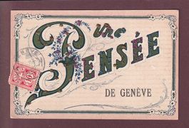 Une pensée de GENEVE - 1907