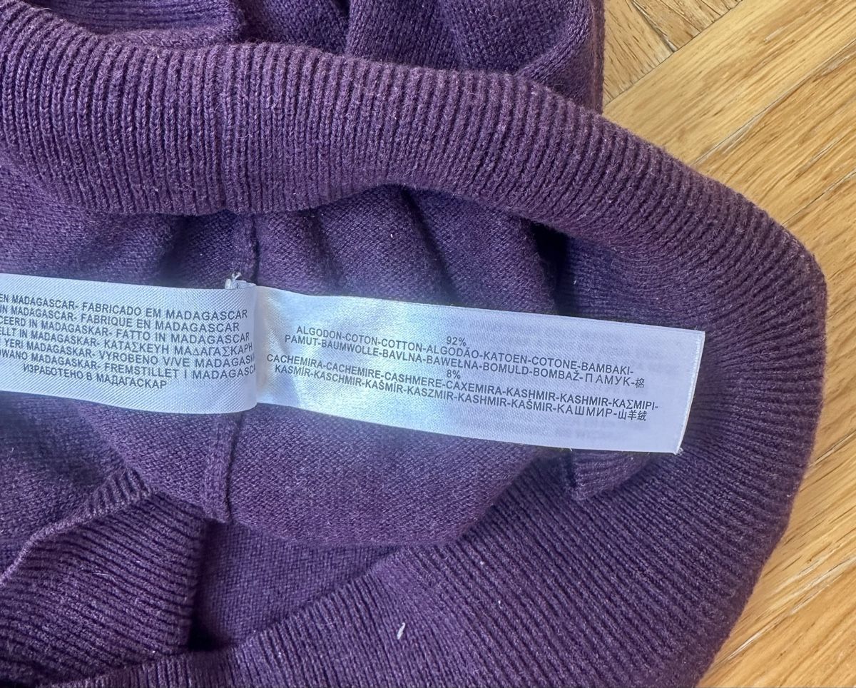 Massimo Dutti Maglioni & Felpe: Massimo Dutti Cotton - Cashmere Pullover lila/violet Gr. M – Usato da Zürich venduto da alex124 3