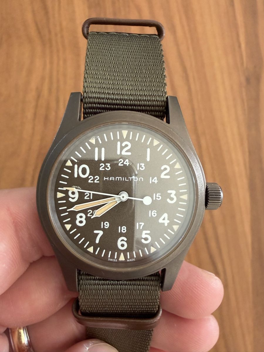 Hamilton Orologi: Hamilton Khaki Field Mechanical 38 mm  – Usato da Derendingen venduto da testasullaluna 3