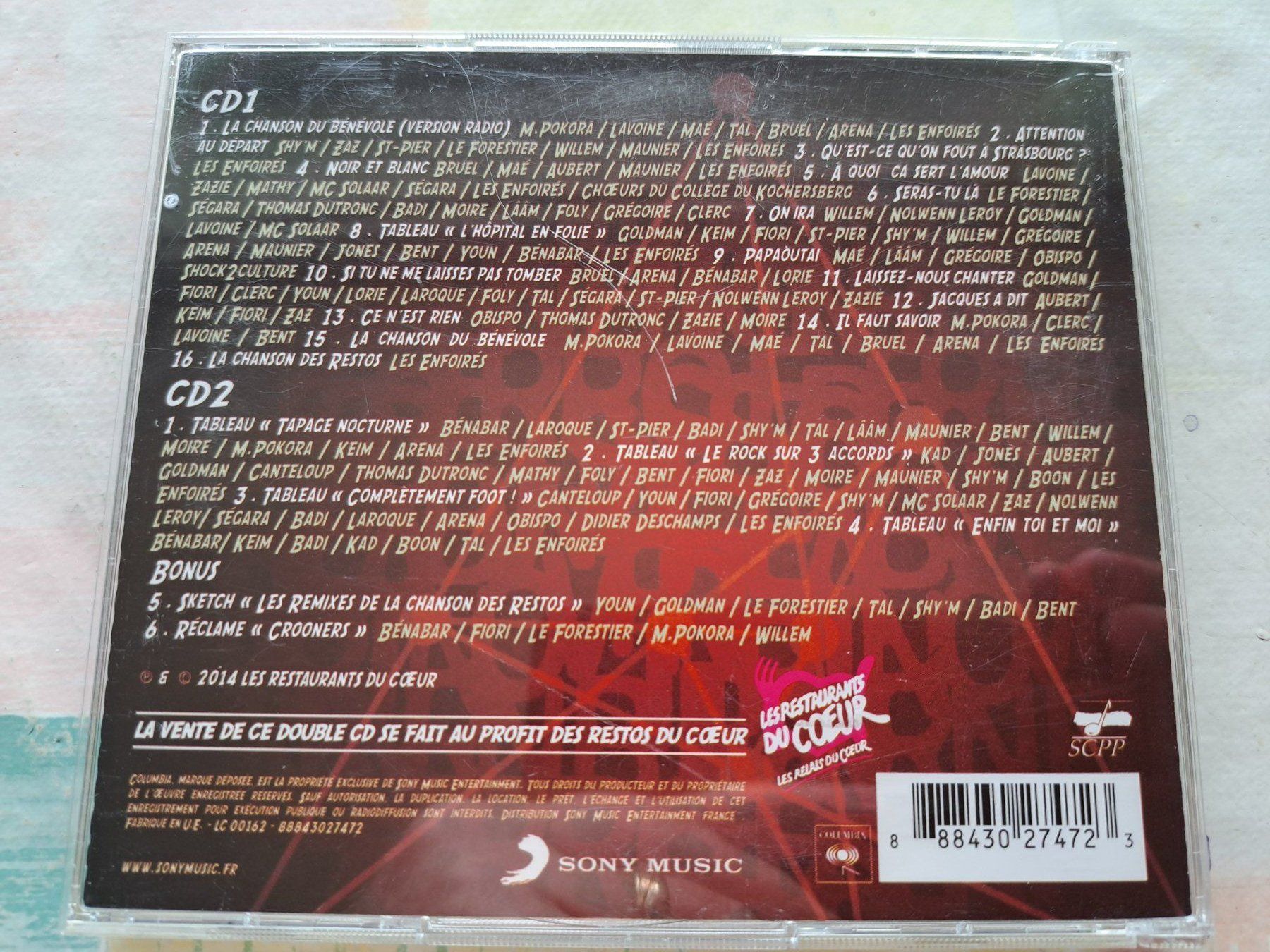 CDs: Cd Bon anniversaire les enfoirés – D'occasion à Pully par bro_n52j 1