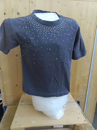 Damen T-Shirt mit Strasssteinen