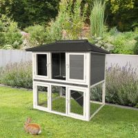 Kaninchenstall TACO aus Holz - 115x115cm