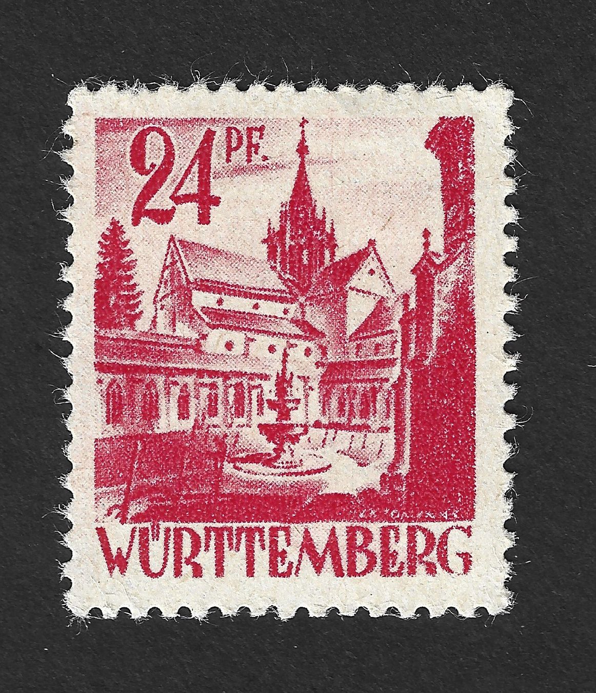 Tutti i francobolli: Französische Zone Württemberg-Mi 8 ** – Nuovo e nell'imballaggio originale da Hittnau venduto da stamps_and_coins