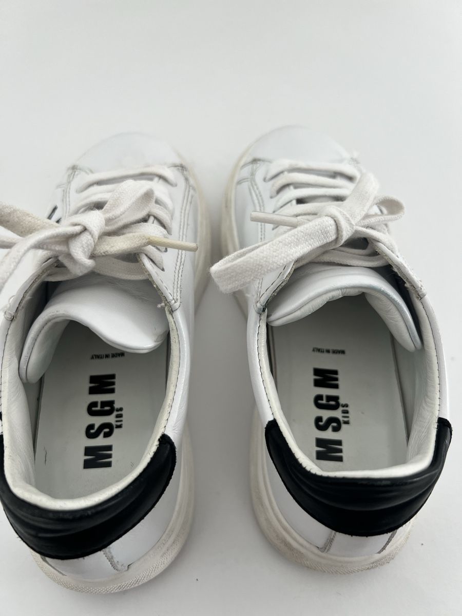 MSGM Scarpe da uomo: Sneakers cuir blanc MSGM  junior taille 31 – Usato da Zug venduto da ama_fgg6 3