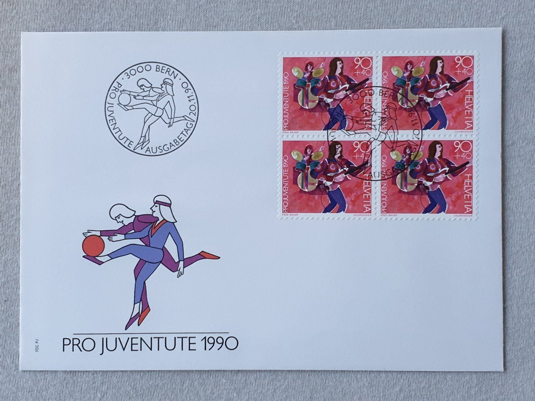 Tutti i francobolli: (191) Pro Juventute 1990 mit ET Stempel – Usato da Schwarzhäusern venduto da Inot3 6