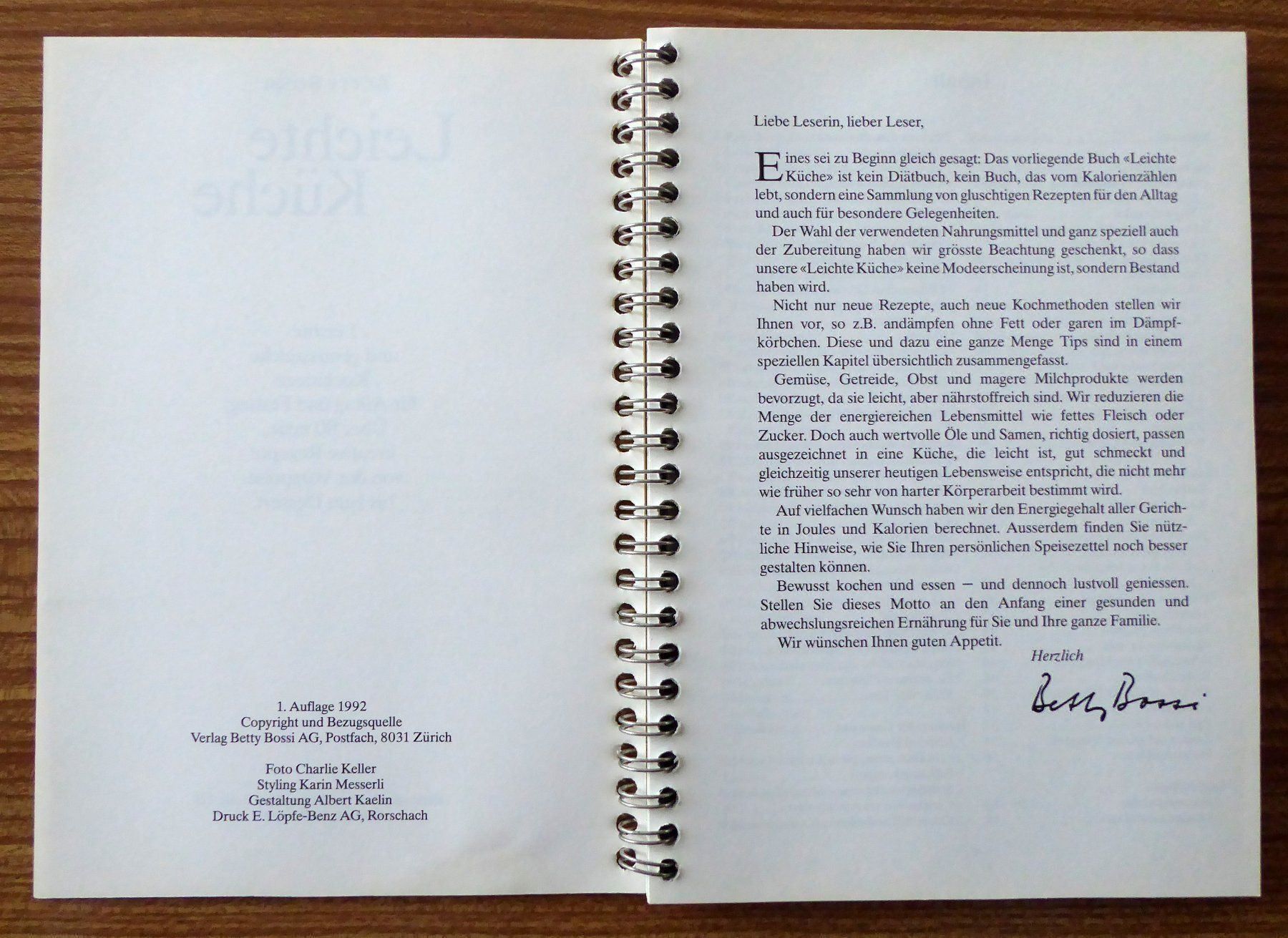 Bücher: Betty Bossi Buch - Leichte Küche – Neu (gemäss Beschreibung) aus Wettingen von tonia3 8