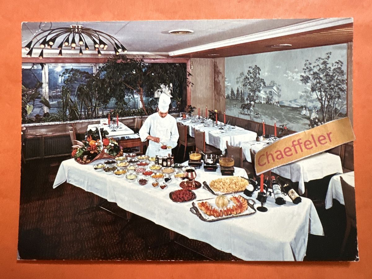 Cartoline postali: Restaurant Rossweid, Schneisingen – Usato da Zürich venduto da Chaeffeler