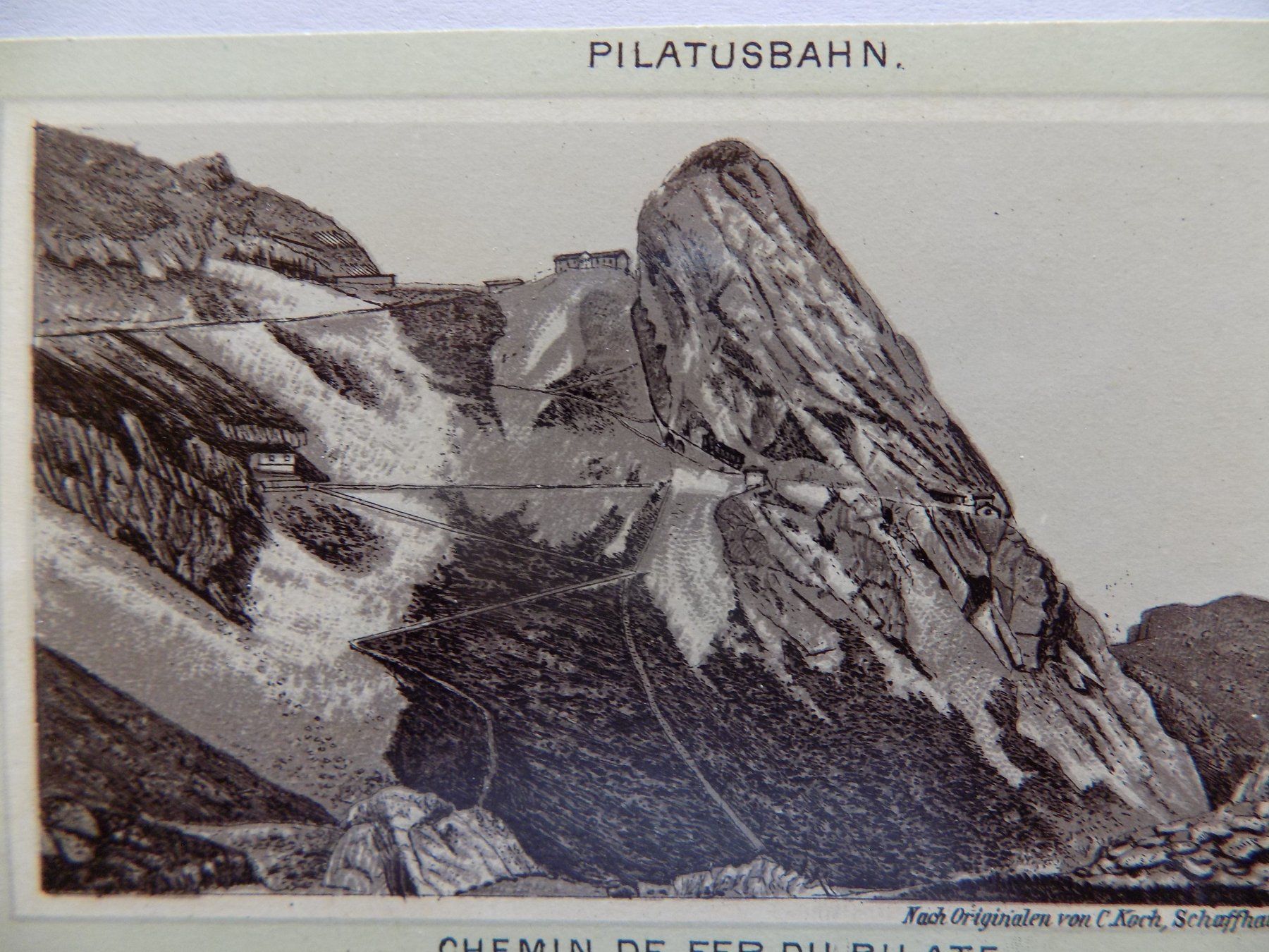 Gravures: Pilatusbahn Luzern – D'occasion à Risch par Antikfee 2