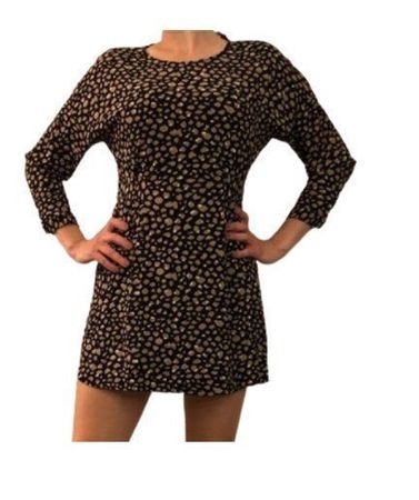 Tolles Zara Minikleid schwarz Gr. S - 211003