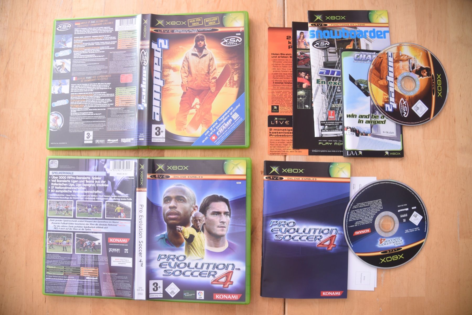 Spiele: Amped 2 + PES 4 (CIB) – Gebraucht aus Frenkendorf von gelbeZinnie