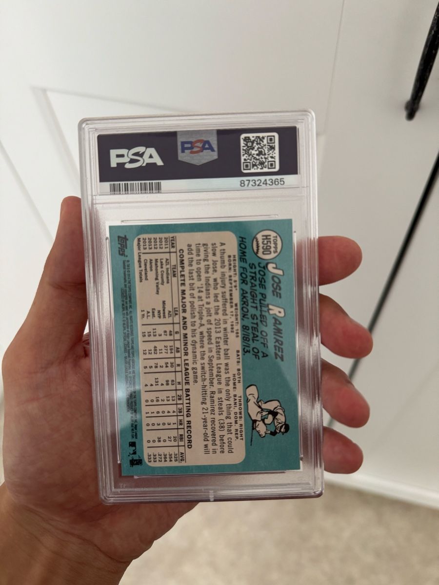 Topps Carte collezionabili: 2014 Topps Heritage Jose Ramirez PSA 10 Gem MT – Nuovo (secondo la descrizione) da Horgen venduto da TenzinL 2