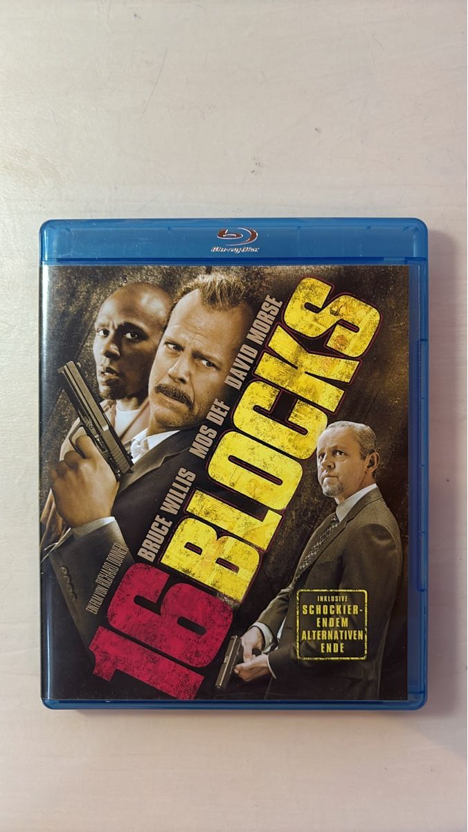Tutti i DVDs: 16 Blocks Blu-ray mit Bruce Willis und alternativen Enden – Usato da Ruswil venduto da Slivio_