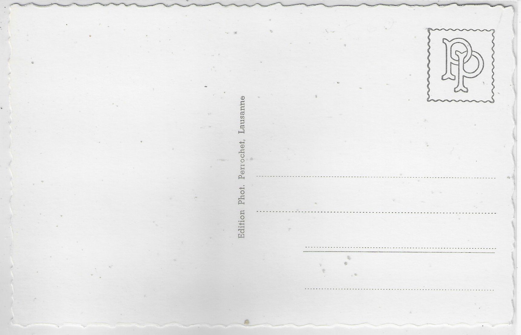 Cartoline postali: Reuchenette - Pery - Vue generale - Gare Bahnhof – Usato da Ettingen venduto da Kartenplanet 1