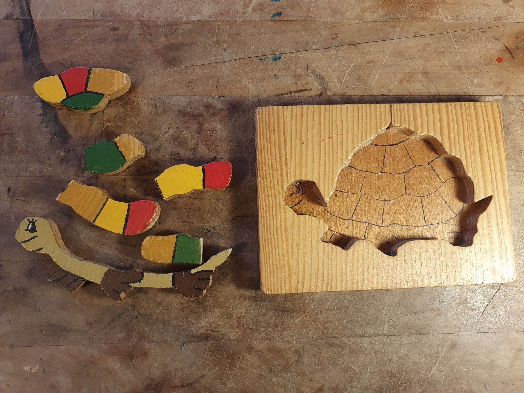 Puzzle: Kinderpuzzle Schiltkröte – Usato da Zürich venduto da loosebone 1