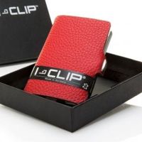 I-CLIP® V Classic rot Geldklammer, Etui