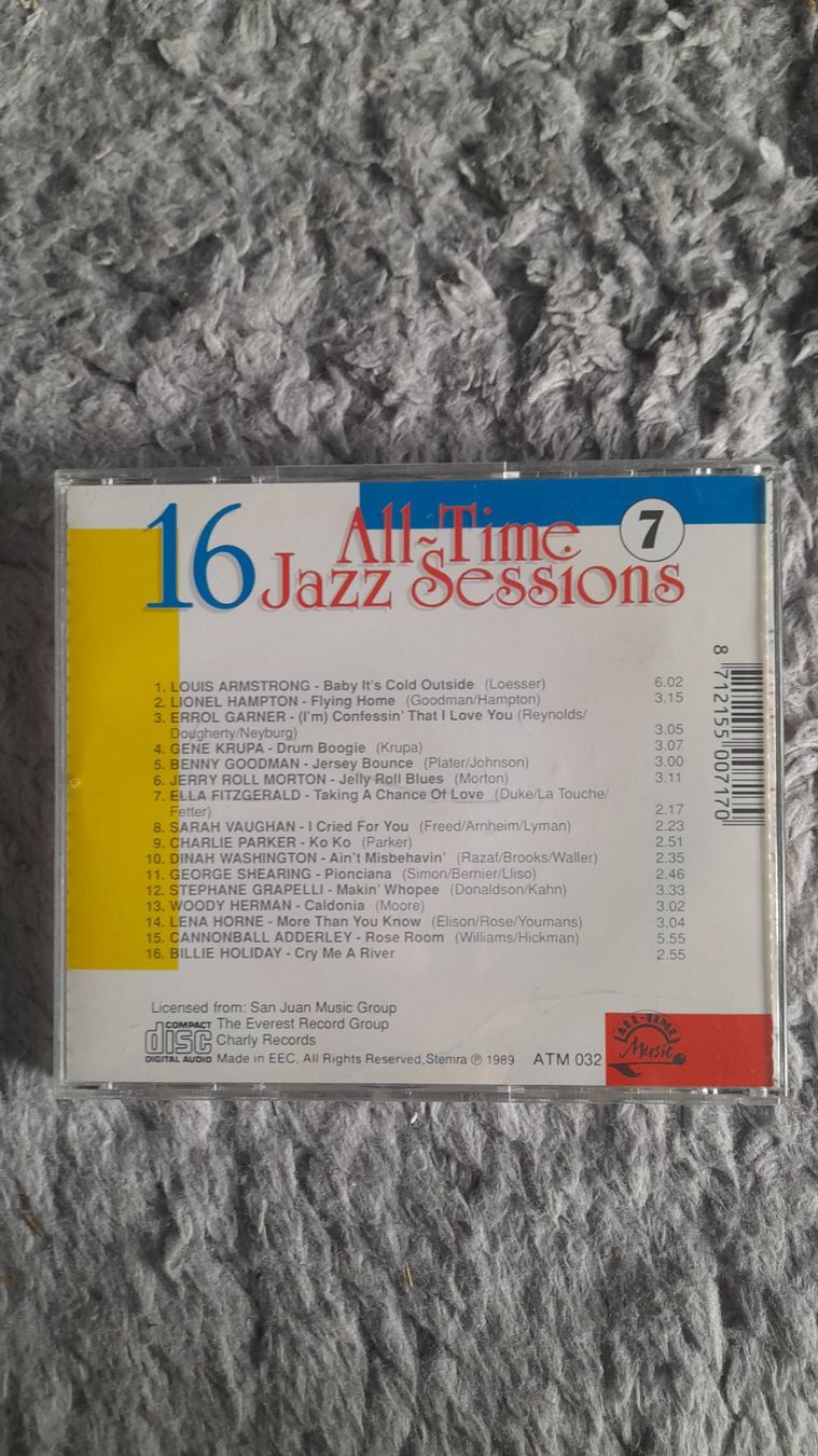 CD: 16 ALL TIME JAZZ SESSIONS  VOL.7   CD – Usato da Wetzikon ZH venduto da Ramones01 1