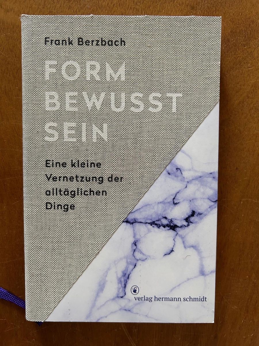 Libri: Frank Berzbach - Formbewusstsein – Usato da Zürich venduto da WWehrle